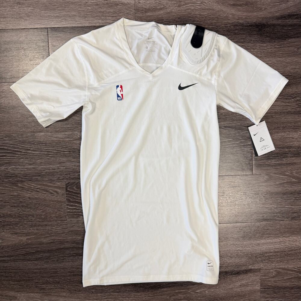 Nike NBA Player Issue Hyperstrong Compression Shirt White XL NWT BQ2382-100
